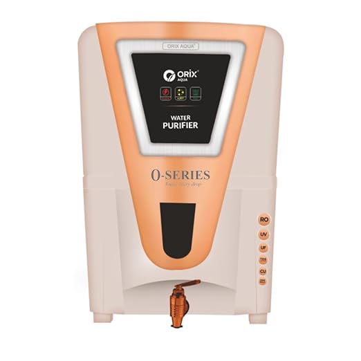 Orix Aqua O-Series 12Lph RO+UV+ZAC+TDS Controller Water Purifier Comes With Smart LED Indicators & Installation Kit.