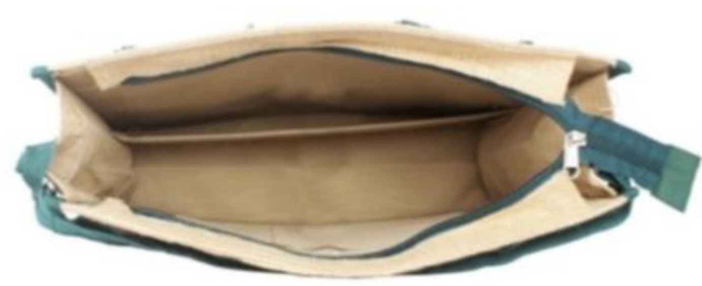 Sustainable jute laptop bag