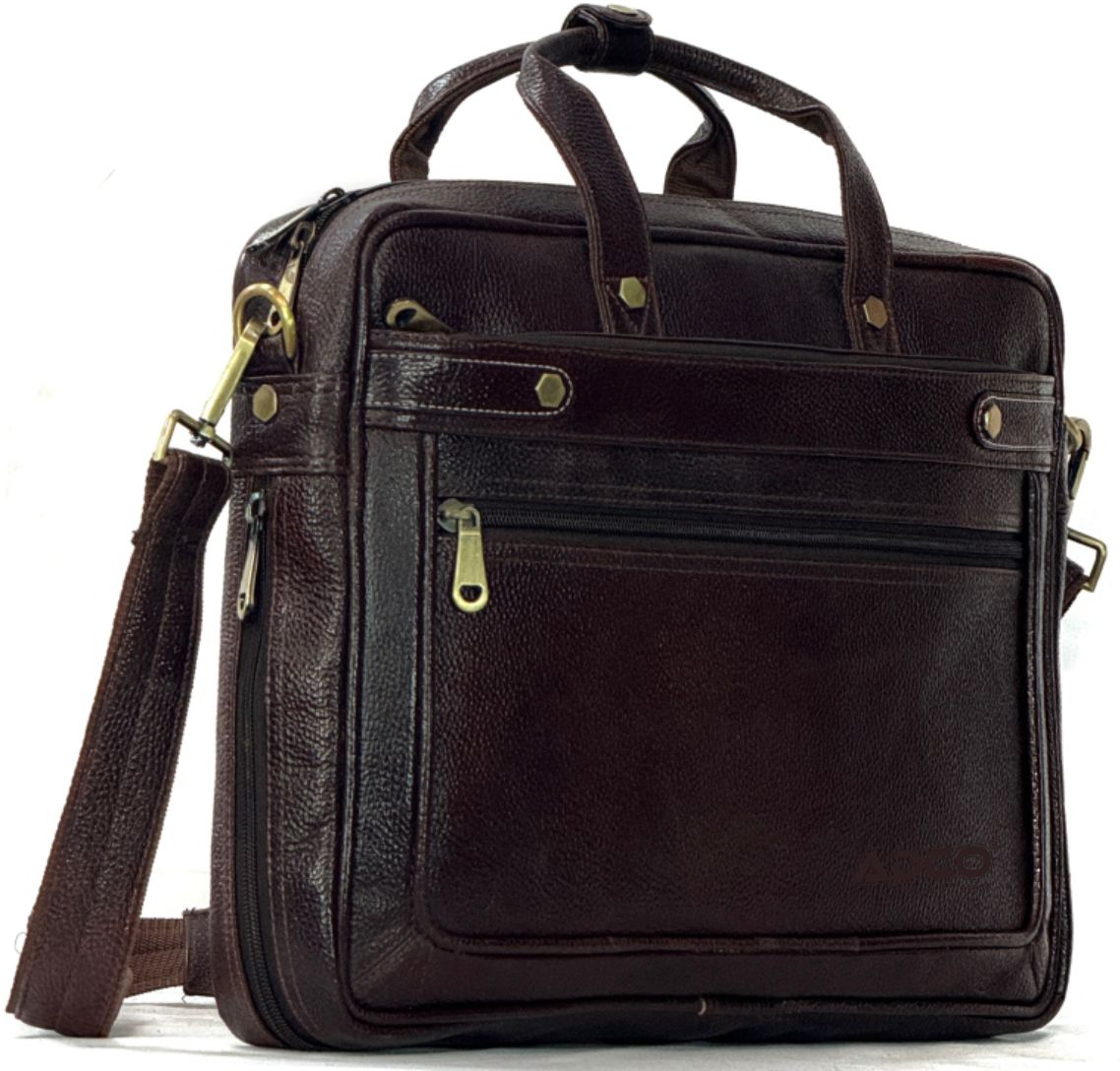 Professional leather laptop bag