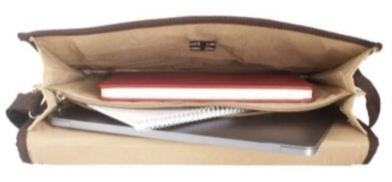 Natural jute  fiber laptop bag