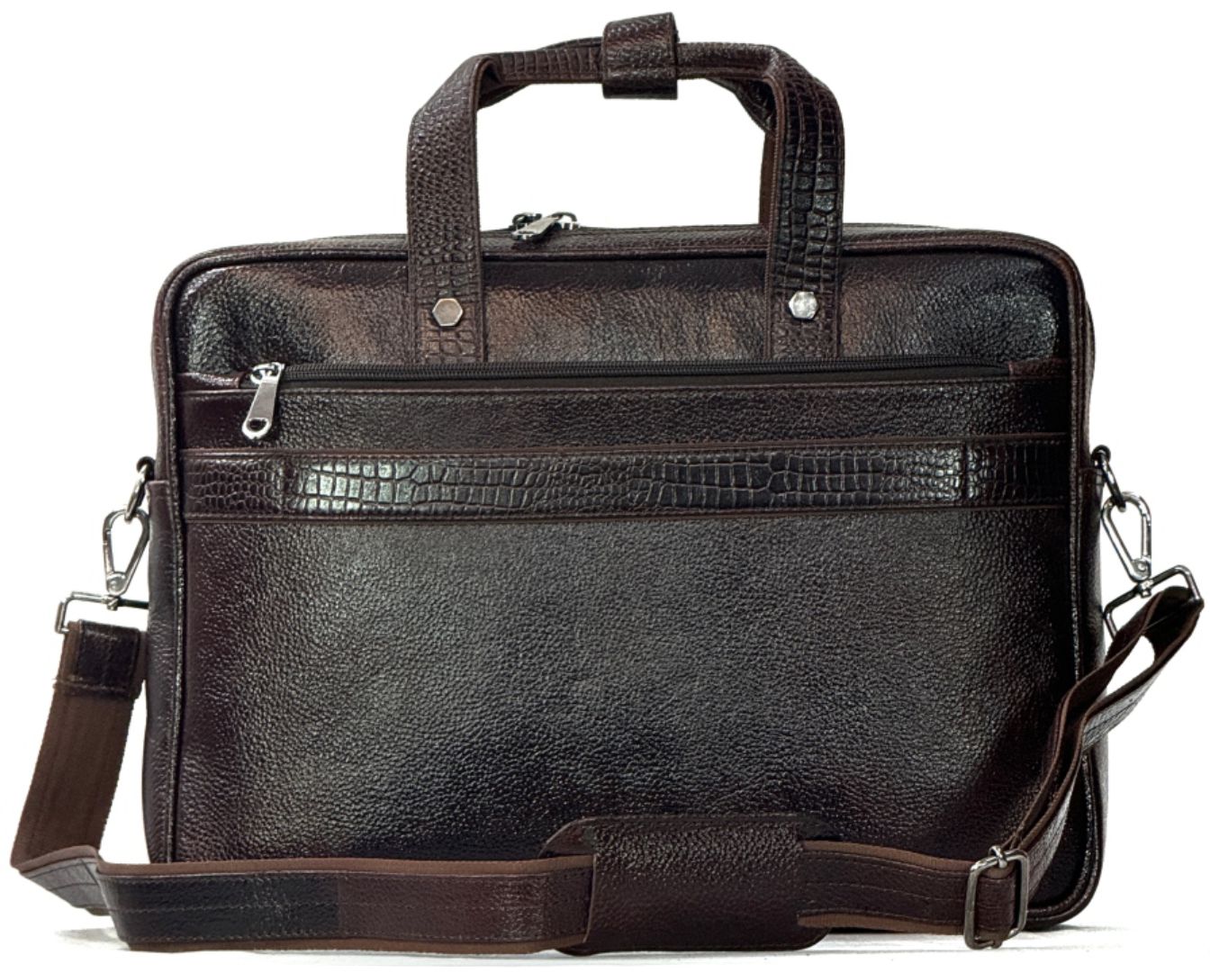 Executive leather laptop bag