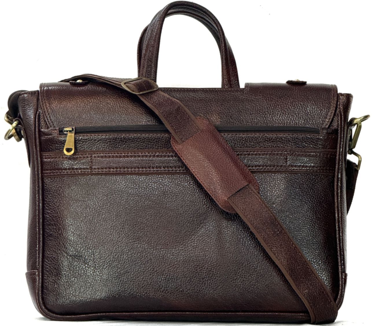 Office leather laptop bag